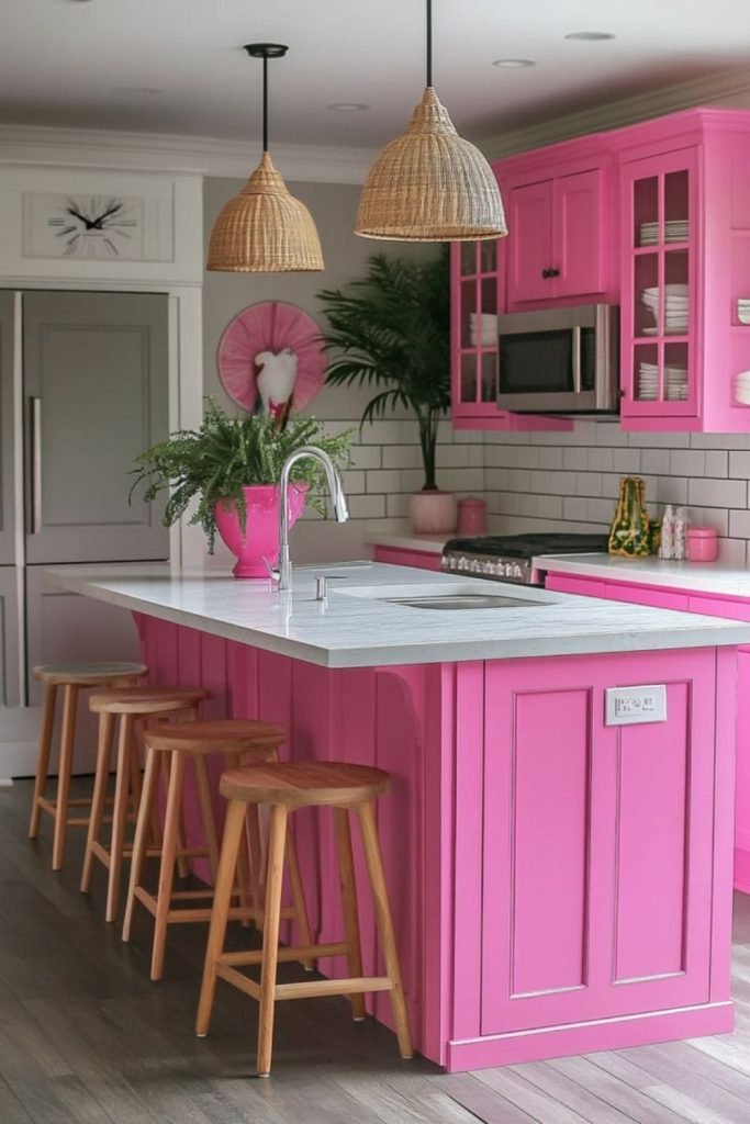 Coral Cabinet Kitchen
