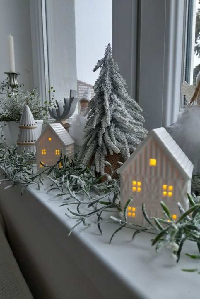 Cotton Village Display