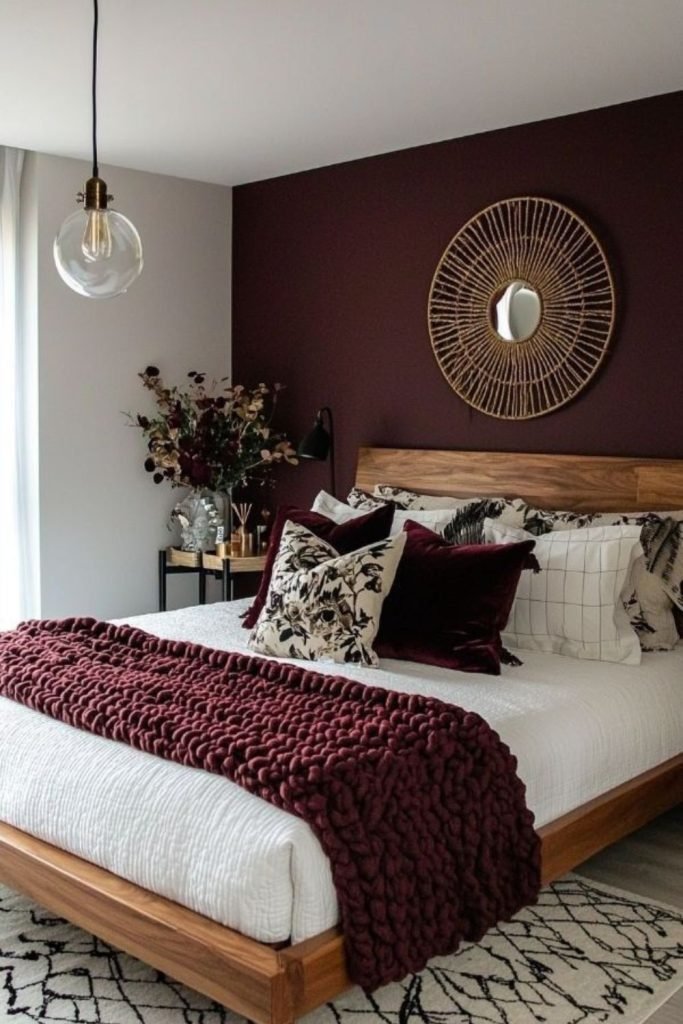 Cranberry Burgundy Walls