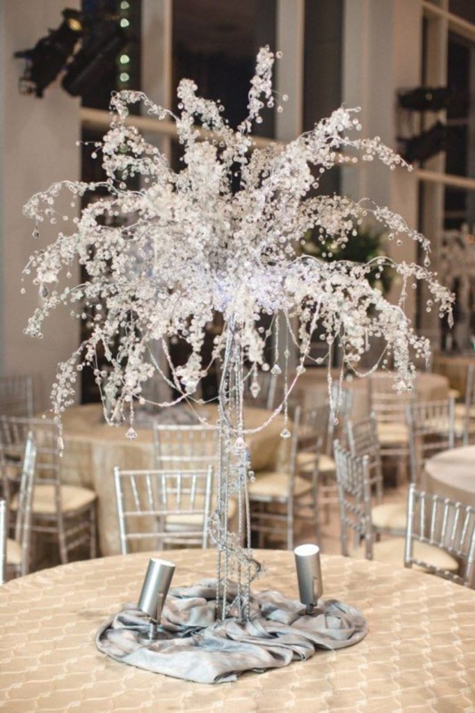 Crystal Glass Centerpiece