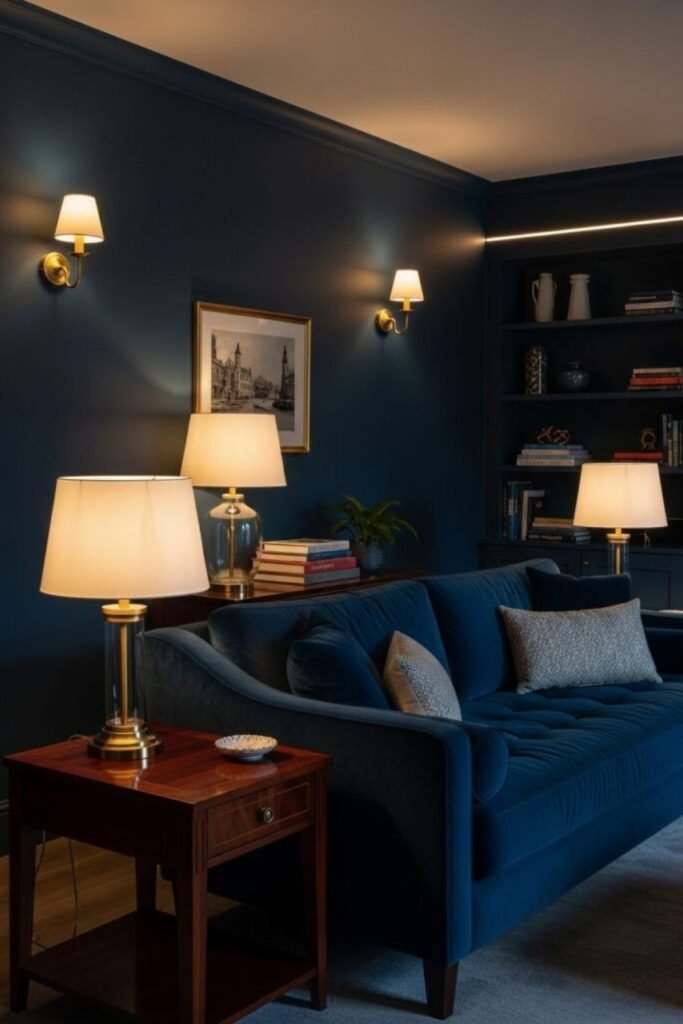 Dark Blue Walls