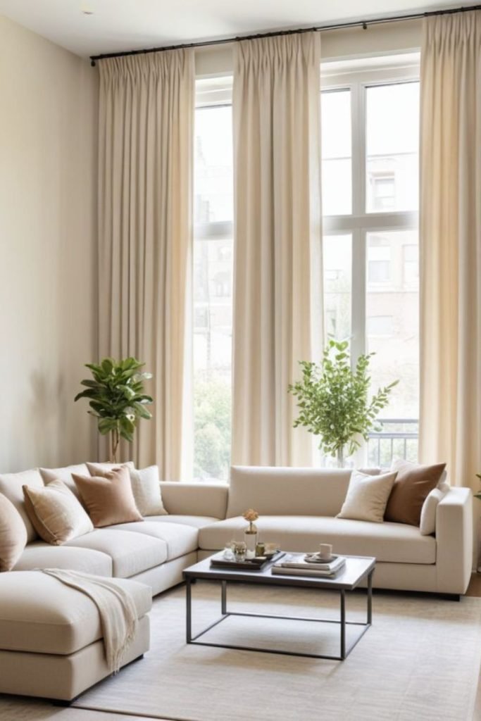 Dark Dramatic Living Room