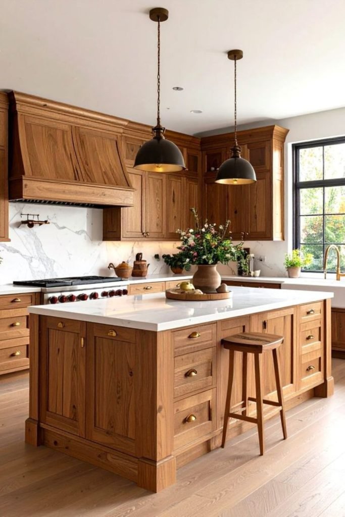 Dark Walnut Cabinets