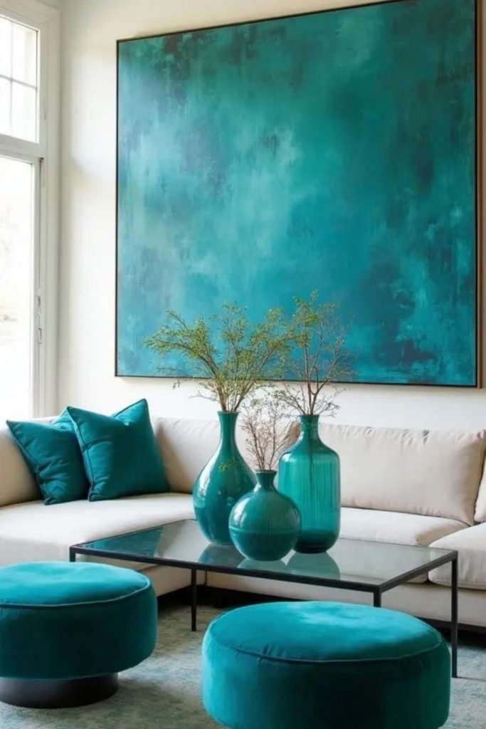 Deep Teal Walls