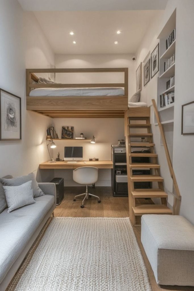 Elevated Bed Office