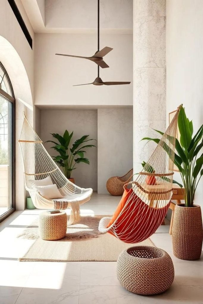 Facing Hammock Chairs