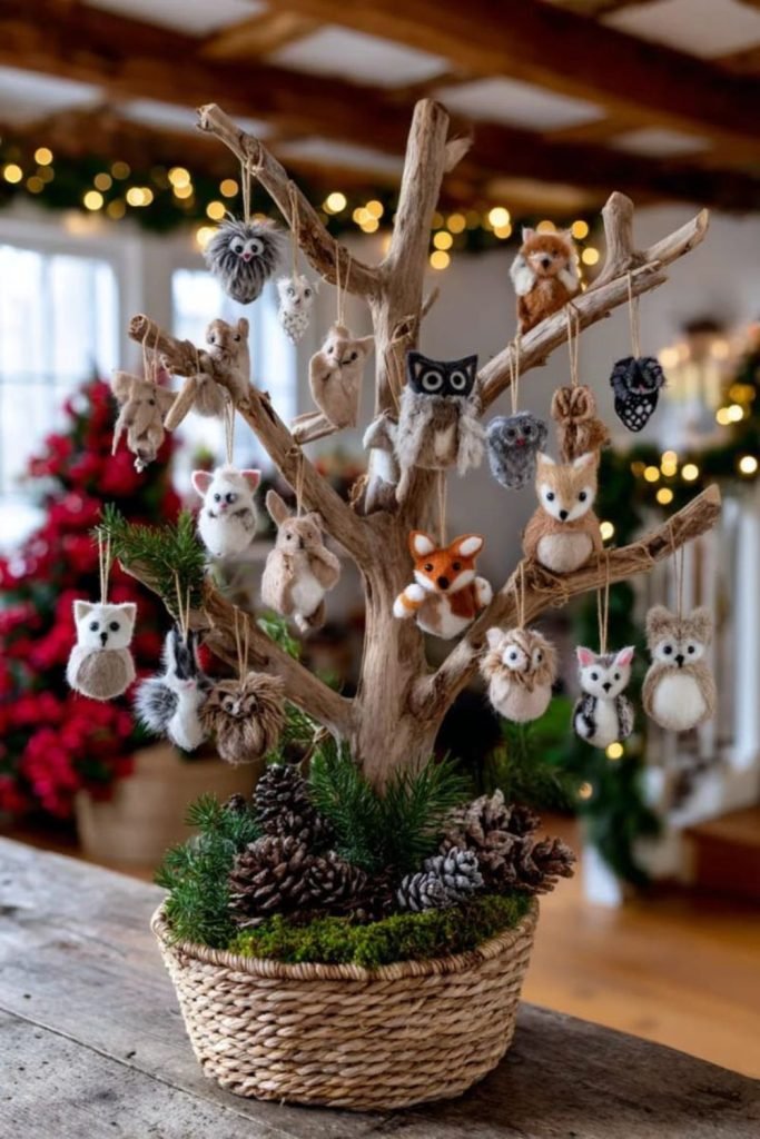 Felt Animal Ornaments