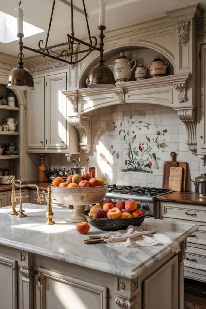 French Cream Cabinets