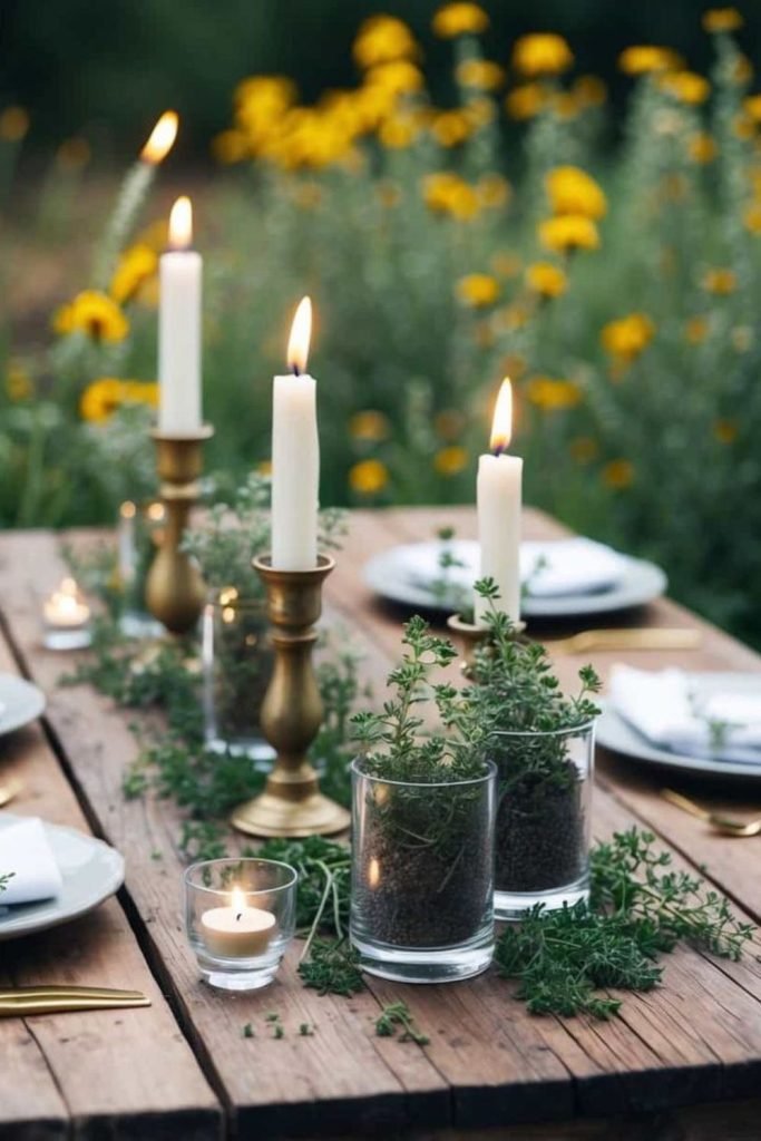 Fresh Herb Centerpieces