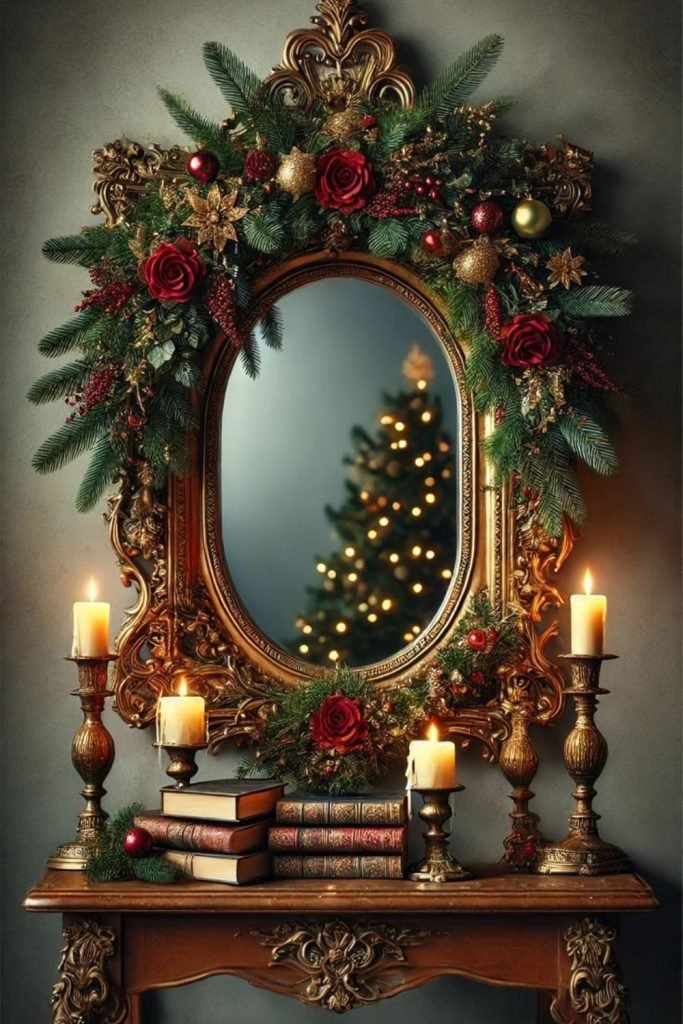 Frosted Mirror Decor