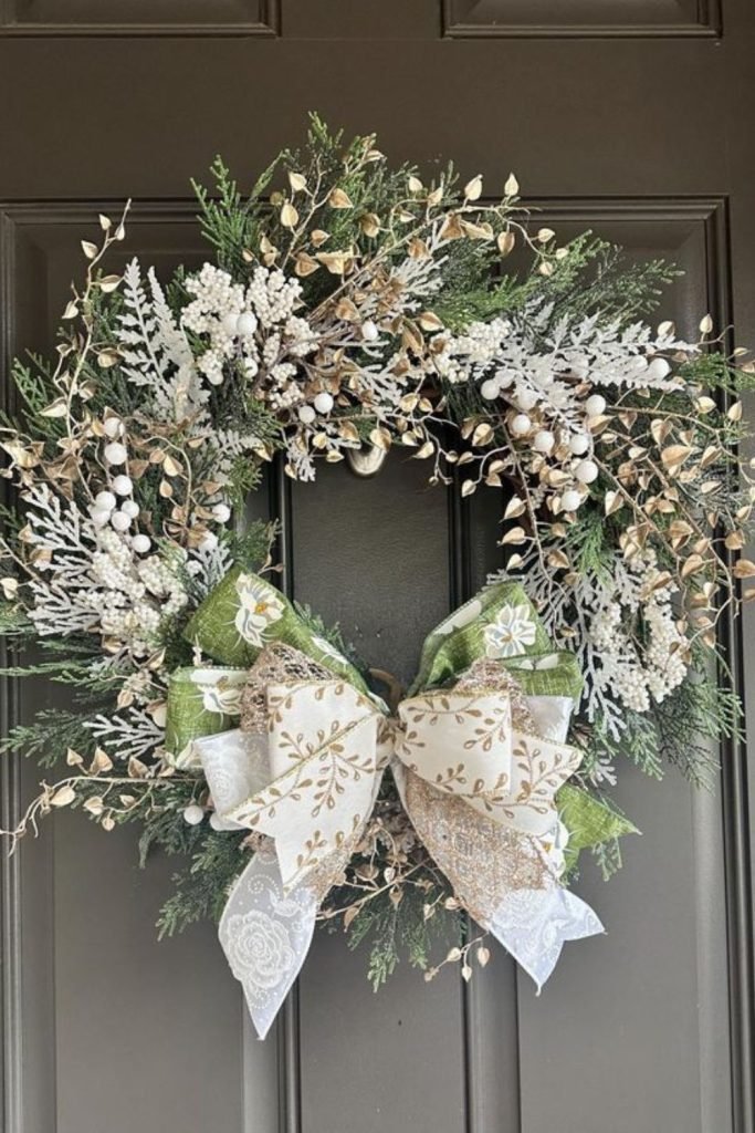 Frosted Vine Wreath