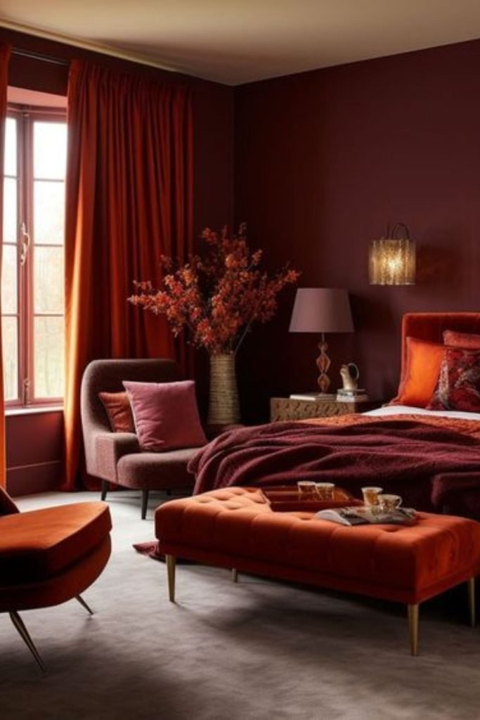 Garnet Burgundy Rooms