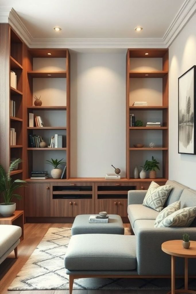 Geometric Shelving Design