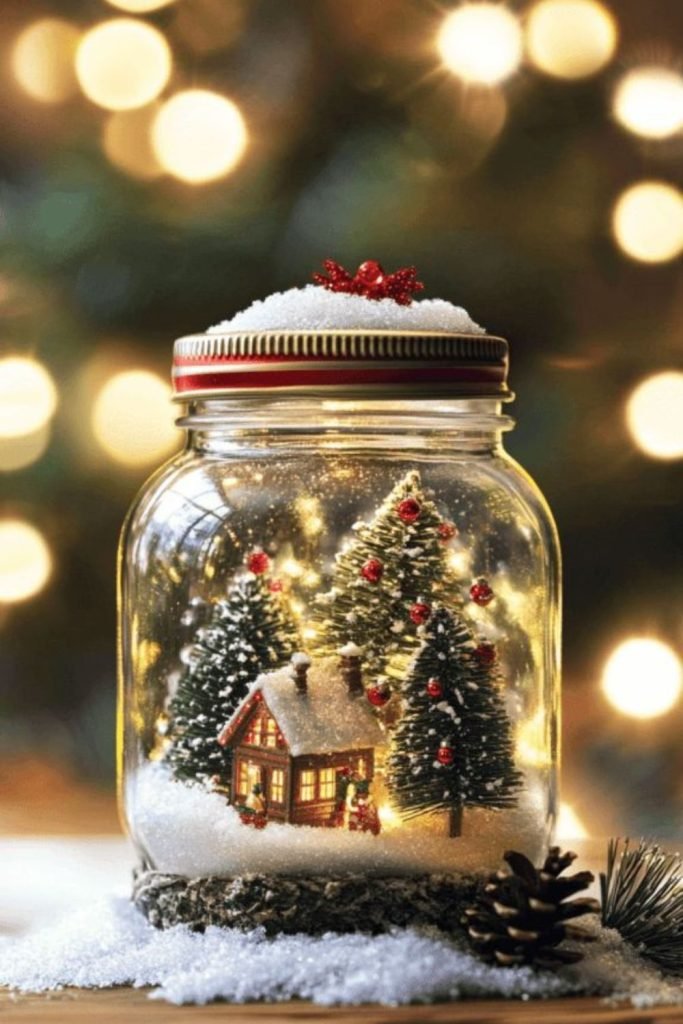 Glittery Glass Lanterns