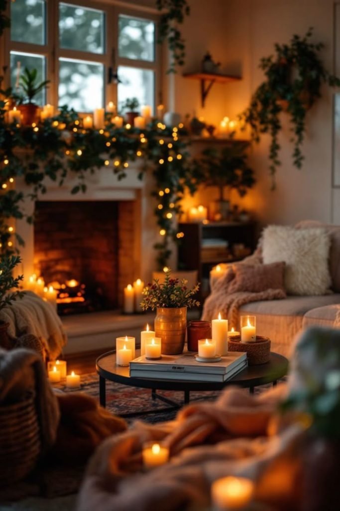 Golden Candle Living Room