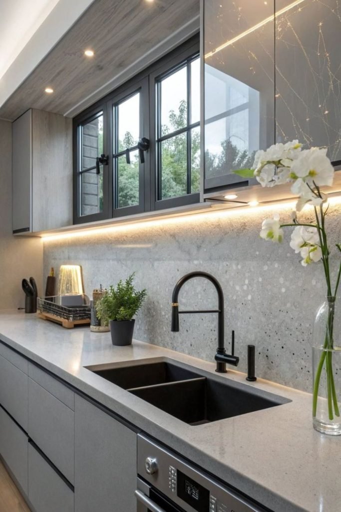 Gray Kitchen Cabinets