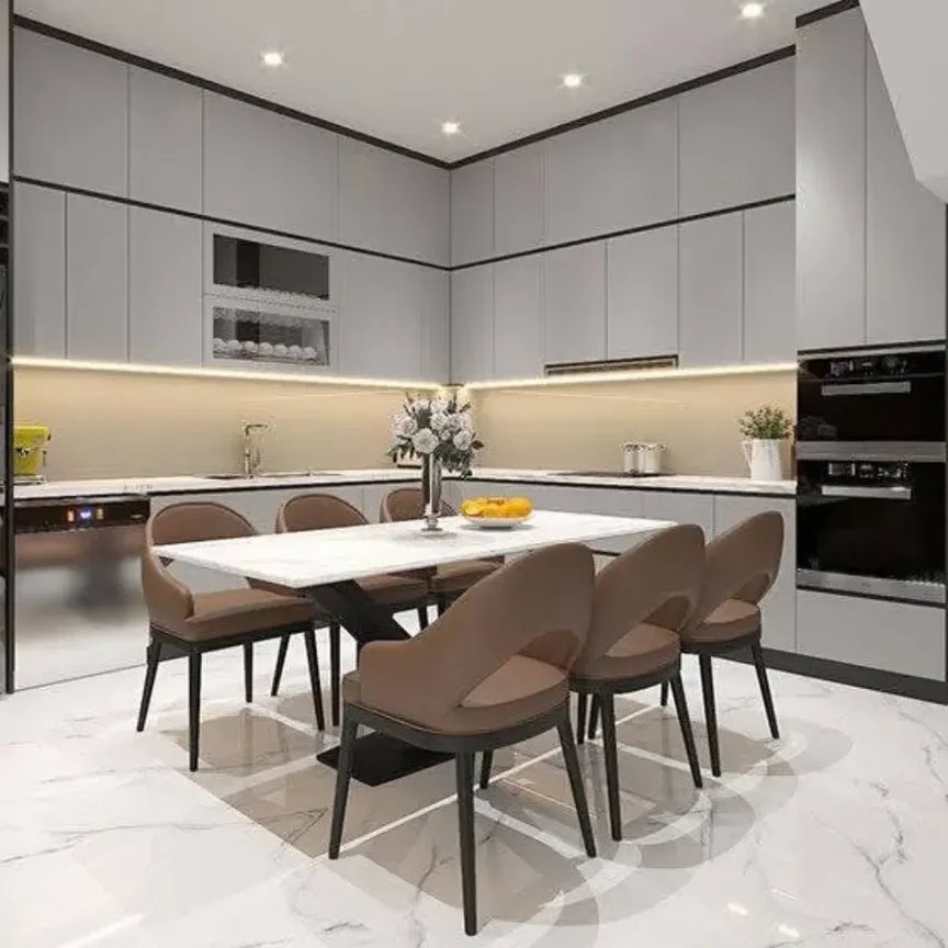 Gray Marble Kitchens