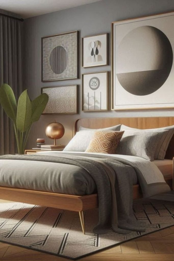 Gray Wood Bedroom