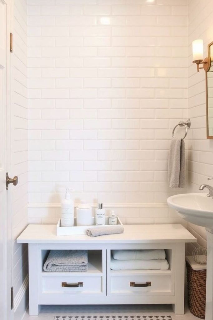 Hidden Drawer Benches