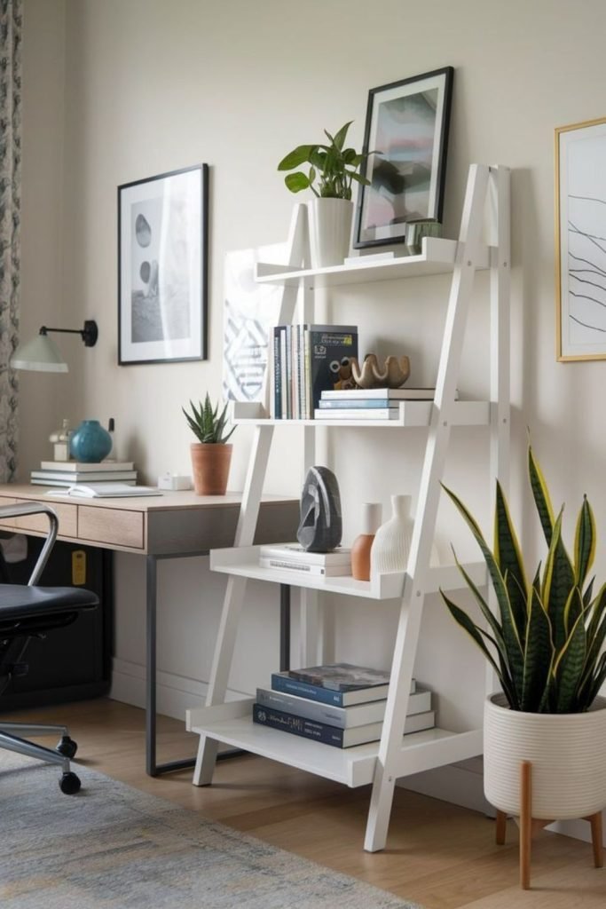 Ladder Desk Shelf