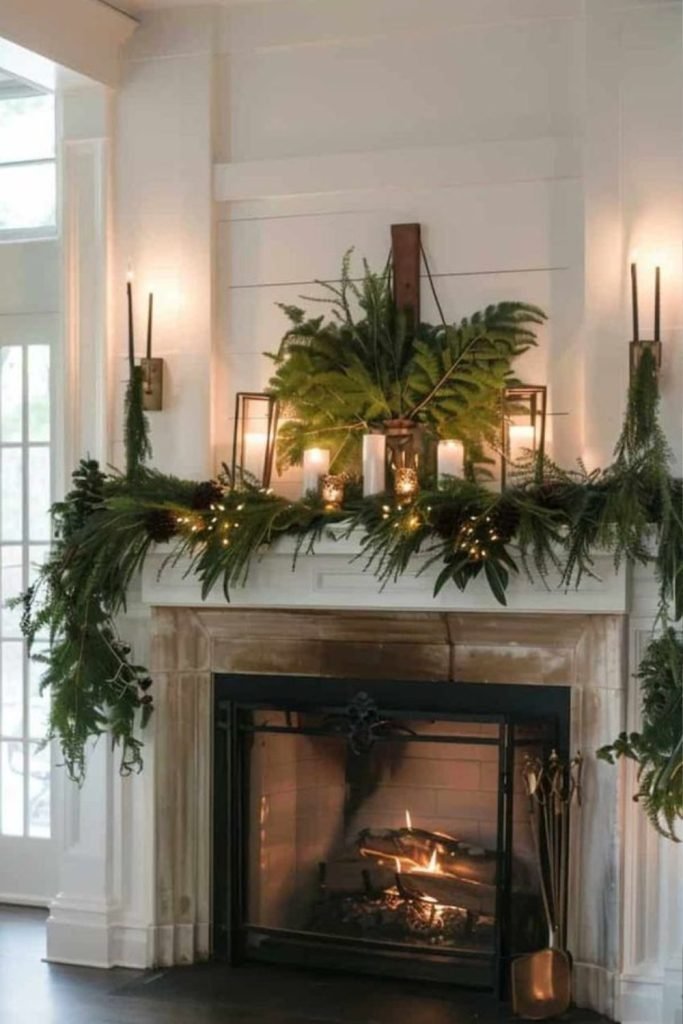 Layered Winter Mantel