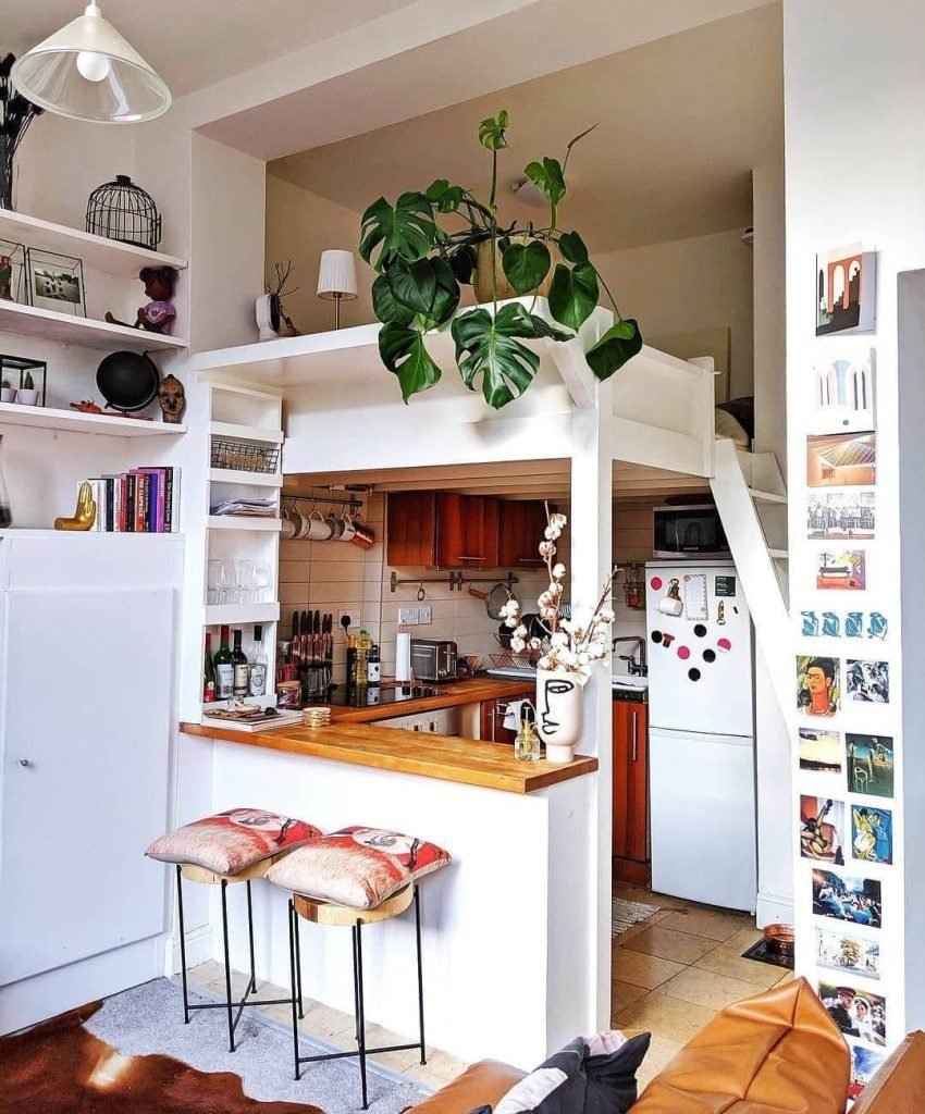 Loft Kitchen Storage