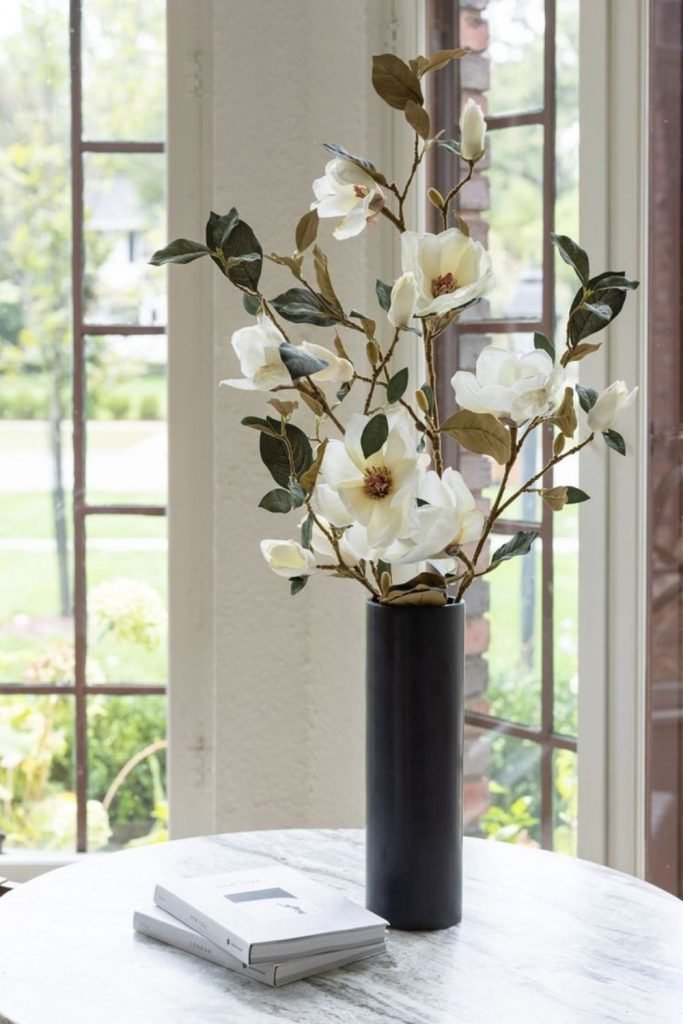 Magnolia Lantern Centerpiece