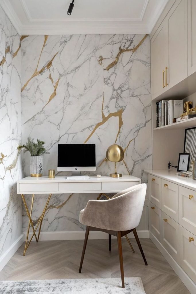 Marble Desk Office