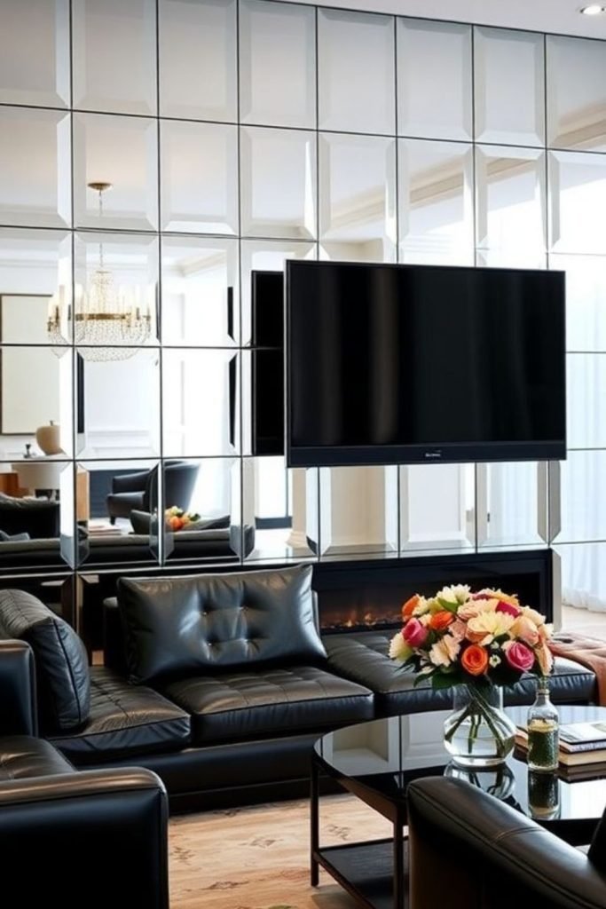 Mirrored TV Panels