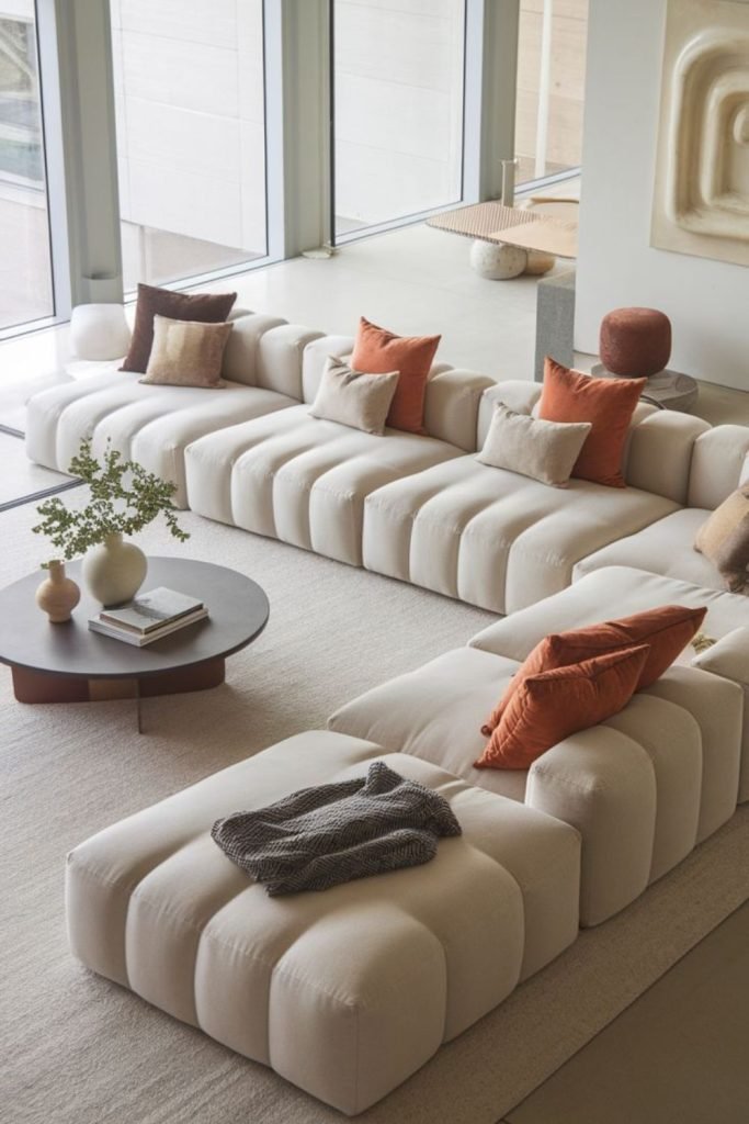 Modular Velour Sectionals