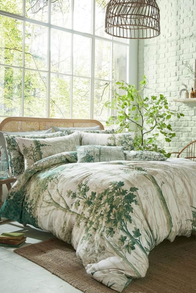 Moss Green Bedding