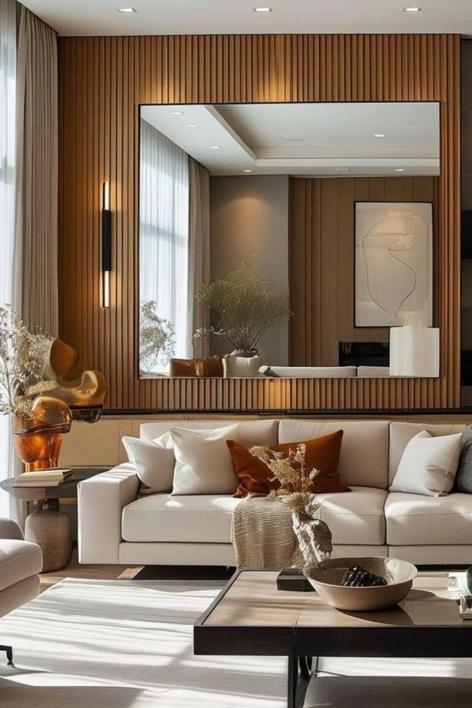 Narrow Velvet Lounge