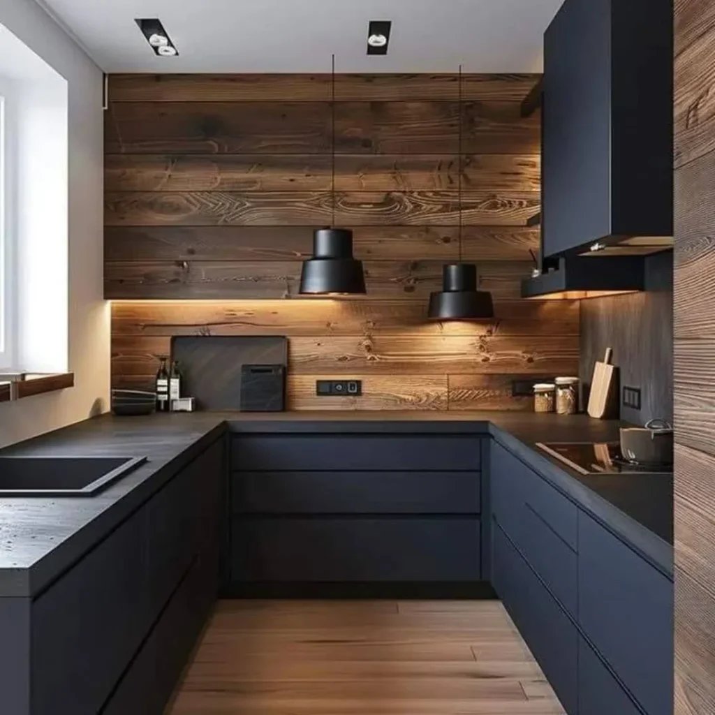 Navy Blue Cabinets