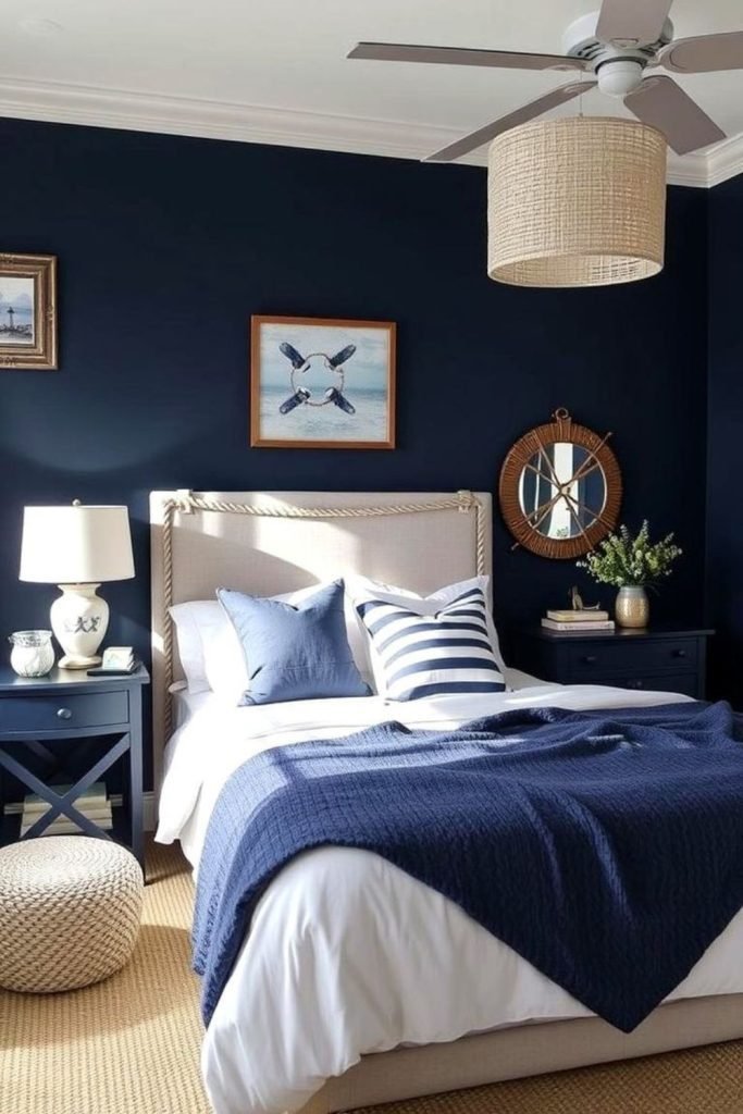 Navy Blue Walls