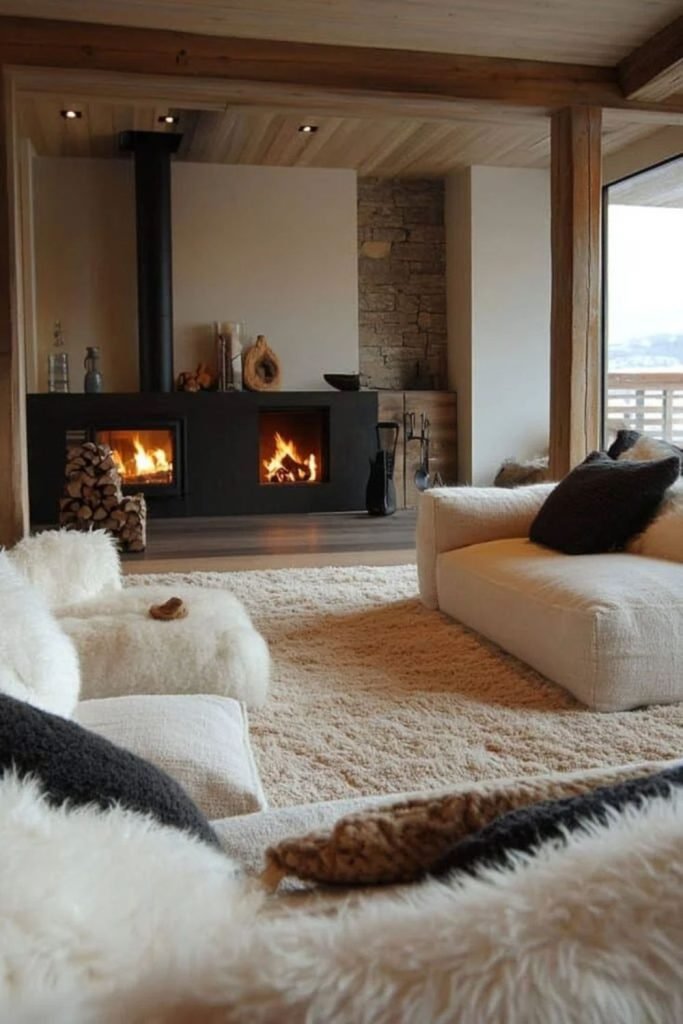 Nordic Wood Fireplace
