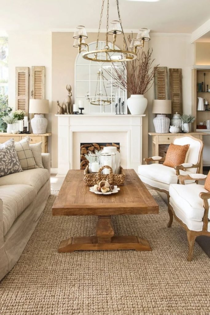 Oak Floors and Linen