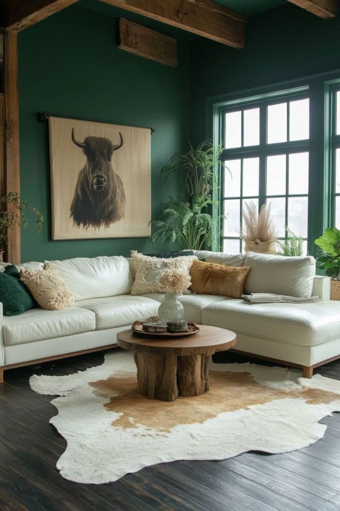 Pale Green Living Room