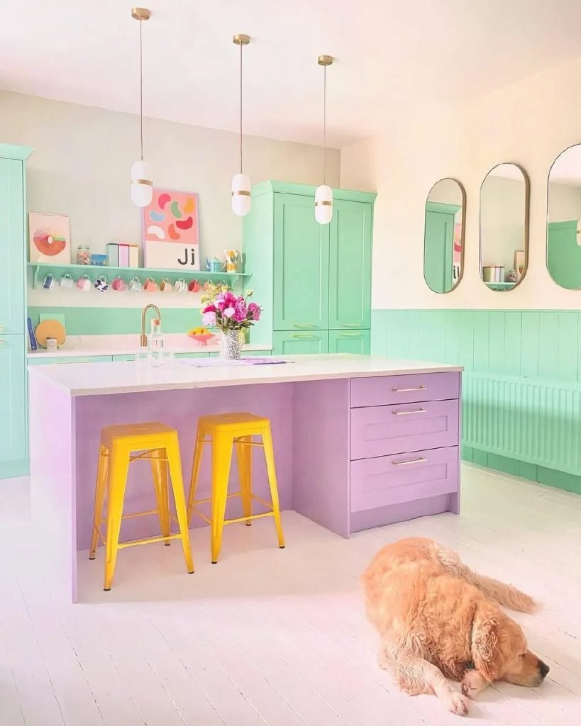 Pastel Cabinet Colors