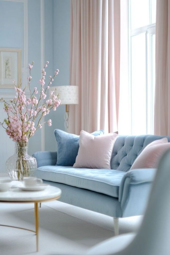 Pastel Living Rooms