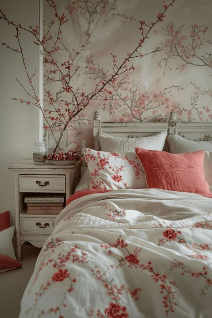 Pearl Floral Bedroom