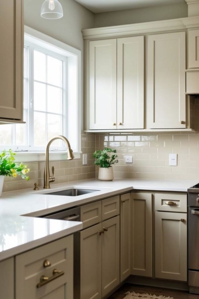 Pebble Gray Cabinets