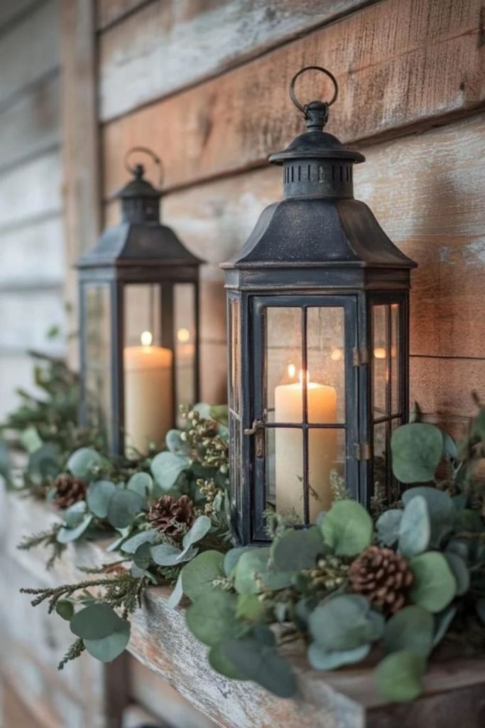 Pine Candle Sconces