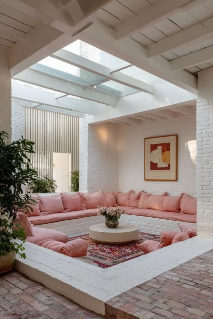 Recessed Seating Area