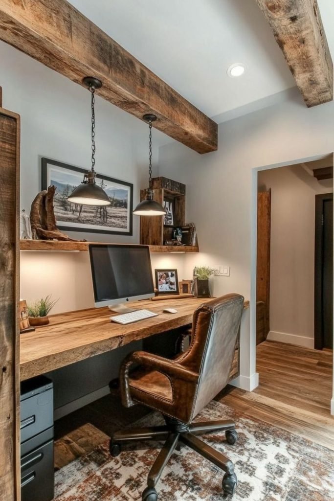 Reclaimed Wood Office