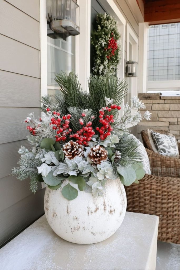 Red Winterberry Basket