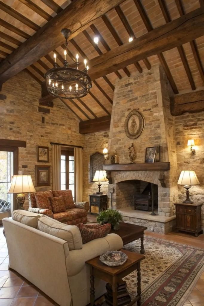 Rustic Fire Ambiance