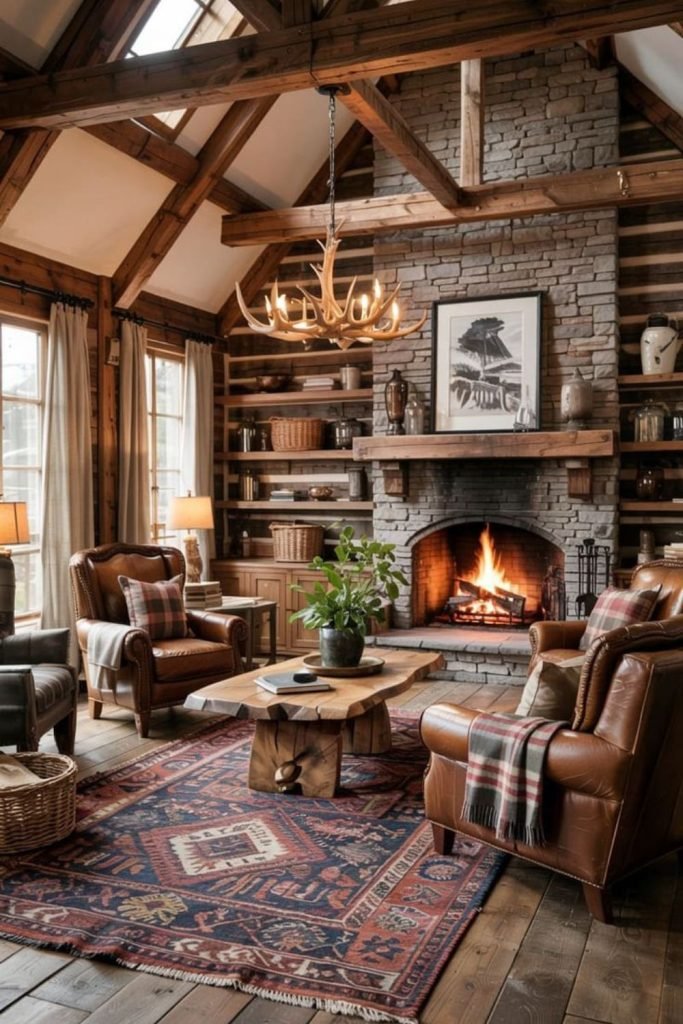 Rustic Furniture Layout