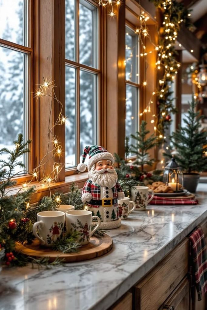 Rustic Lantern Display