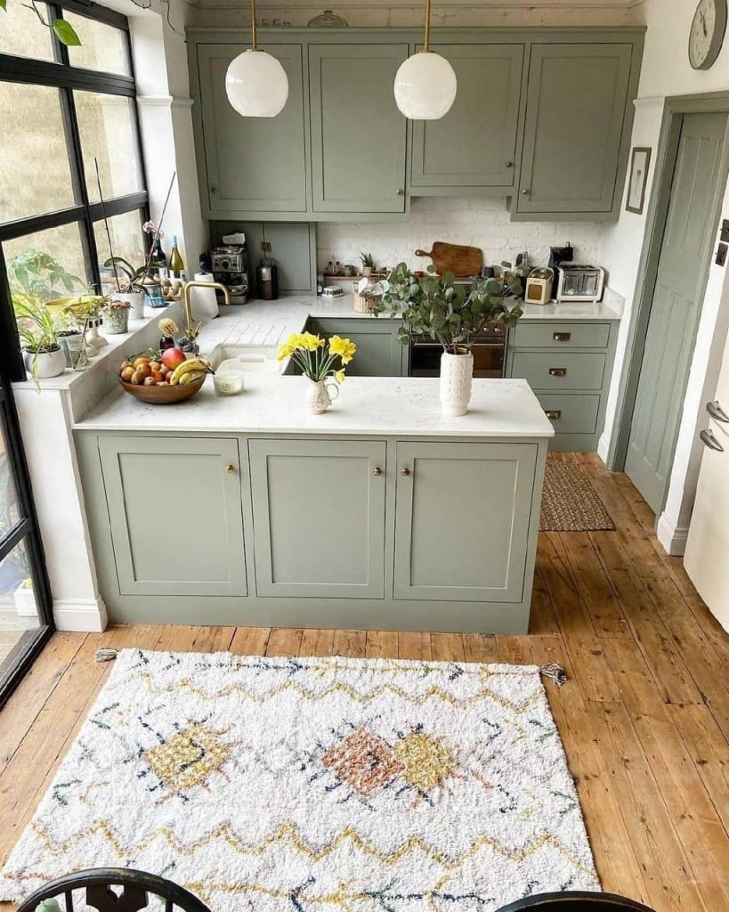 Sage Green Cabinets