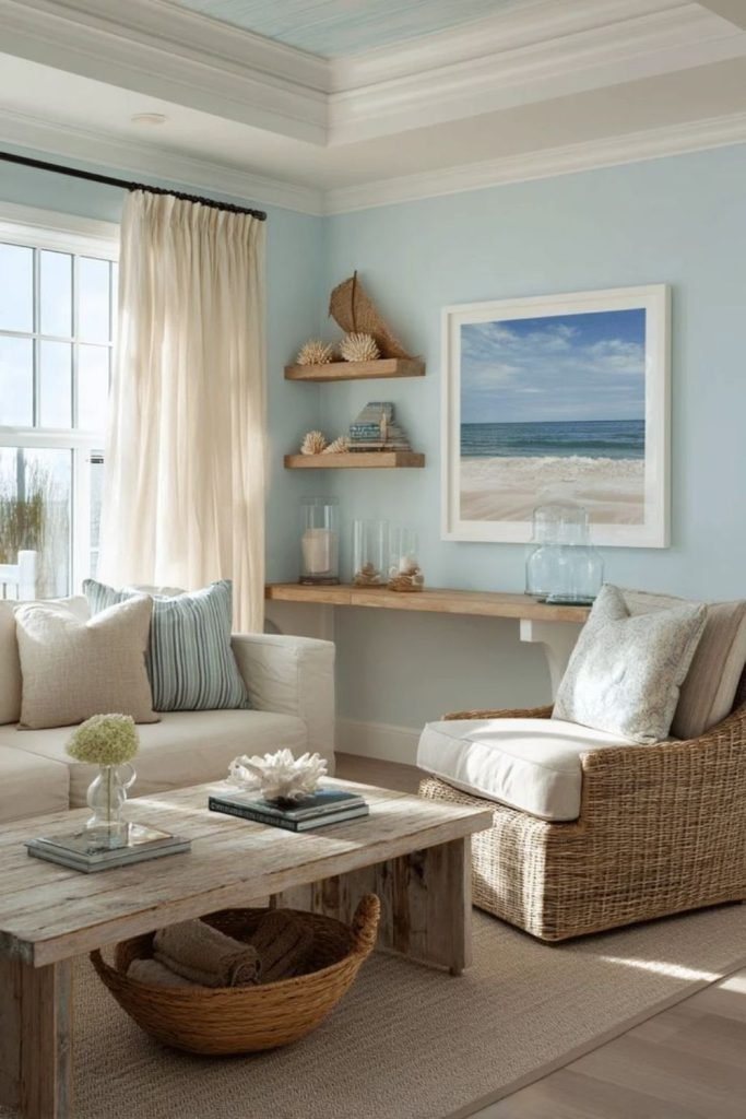 Sandy Beige Living Room